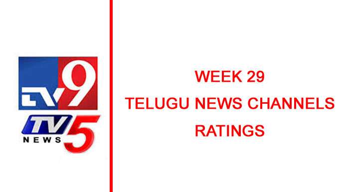 Week 29 రేటింగ్స్: టాప్ 5 తెలుగు న్యూస్ ఛానల్స్ week29 ratings Audience Reports