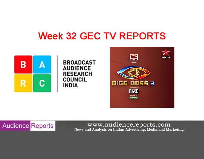 BARCIndia WEEK 32 REPORTS - www.audiencereports.com