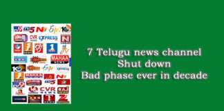 Over 7 news channels have been closed in Telugu until the date. Employee’s loss 800 Jobs Telugu TV News Channels - South India Television News