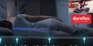 “We have got your back” – says Duroflex as lifestyle changes in the new normal leads to a rise in back problems Duroflex
