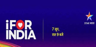 I for India concert to have a Worldwide Television Premiere on Star Bharat Star Bharat