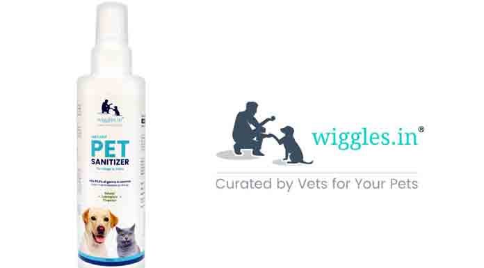 Wiggles launches India’s first 100% alcohol-free sanitizer for pets Wiggles launches India's first 100% alcohol-free sanitizer for pets