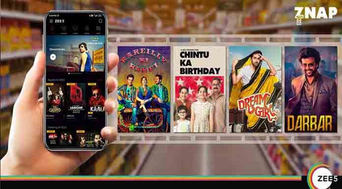ZEE5 Global announces its latest partnership with Cashback App ZNAP ZEE5 Global announces its latest partnership with Cashback App ZNAP