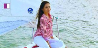 Rishina Kandhari went sailing to make the most out of her day off Rishina Kandhari