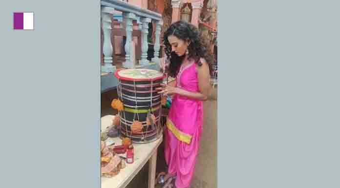 Actress Heena Parmar stays creative with painting Actress Heena Parmar stays creative with painting