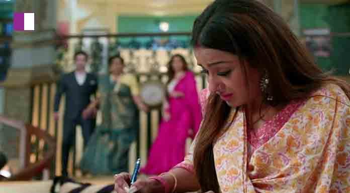 Prem Bandhan – Janki signs the divorce papers Prem Bandhan – Janki signs the divorce papers
