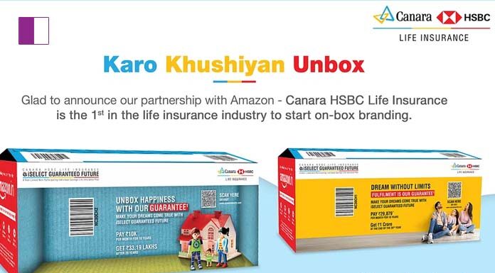 “Canara HSBC Life Insurance Teams Up with Amazon Ads for an Innovative “On-Box Advertising Campaign”” canara-hsbc-life-insurance-teams-up