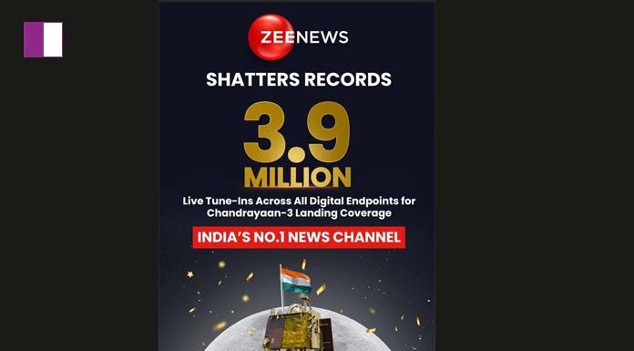 Zee News achieves extraordinary feat with ground-breaking Chandrayaan-3 landing news reportage, garnering 3.9 million viewership across digital platforms zee-news-achieves-extraordinary-feat-with-ground-breaking