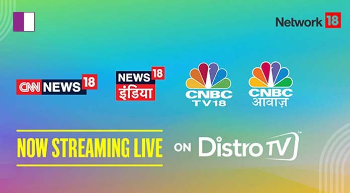 DistroTV Partners with Network18 to Stream Their Channels