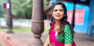 Anchor Ariyana Glory Shines Bright Hosting Bathukamma Sambaralu in Karimnagar anchor-ariyana-glory-shines-bright-hosting