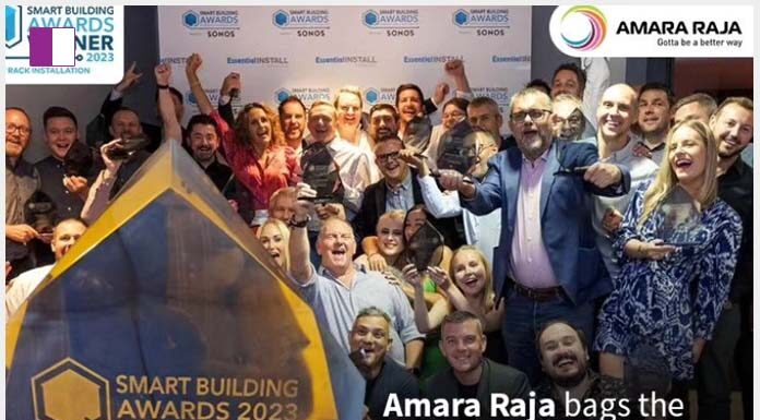 AmarajaGroup Shines Bright: Bagging the ‘Smart Building Award’ for ‘Best Rack Installation’ amarajagroup-shines-bright