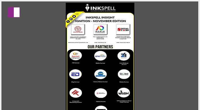 Inkspell Media to Host India Content Leadership Awards and Social Stars Awards 2023 at Radisson Blu Mumbai on November 30th inkspell-media