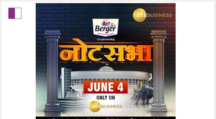 Zee Business’ ‘NOTESABHA’ to premiere on June 4, 2024 – Your Go-To Election Market Navigator zee-business-notesabha-to-premiere