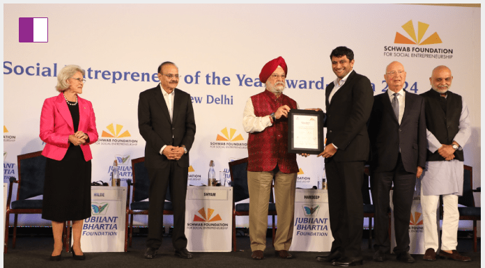 Empowering Change: Jubilant Bhartia Foundation and Schwab Foundation for Social Entrepreneurship honours Social Entrepreneur of the Year – India 2024 Empowering-Change_-Jubilant-Bhartia-Foundation-and-Schwab-Foundation-for-Social-Entrepreneurship-honours-Social-Entrepreneur-of-the-Year-India