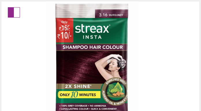 Streax introduces revolutionary Shampoo Hair Colour in South India at accessible price point. Streax introduces revolutionary Shampoo Hair Colour in South India at accessible price point.
