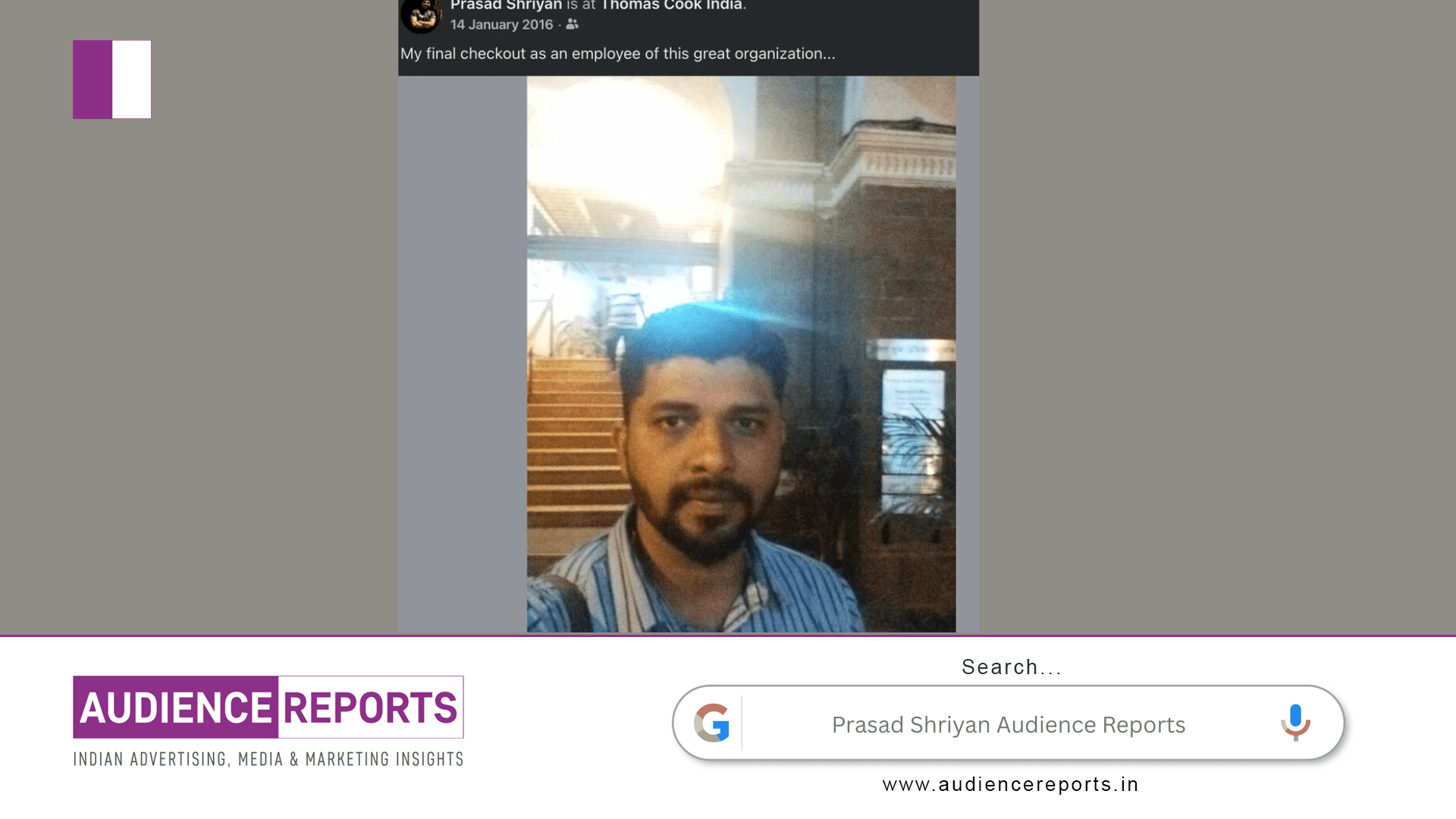 Prasad Shriyan and the Quiet Strength of Steady Leadership - Audience  Reports