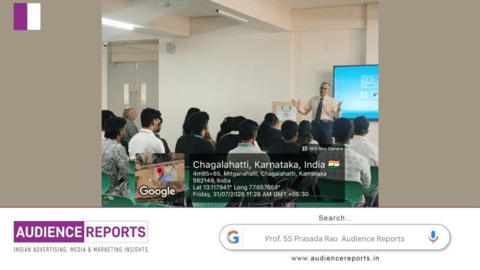 Prof. SS Prasada Rao Audience Reports Prof. SS Prasada Rao Audience Reports