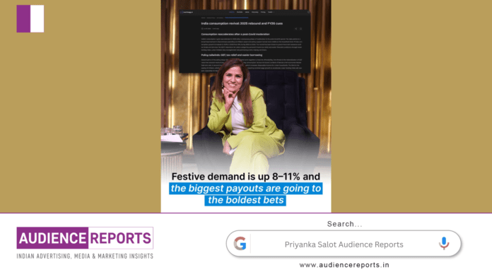 Priyanka Salot: The Courage to Decide Before the Market Gives You Permission Priyanka Salot Audience Reports